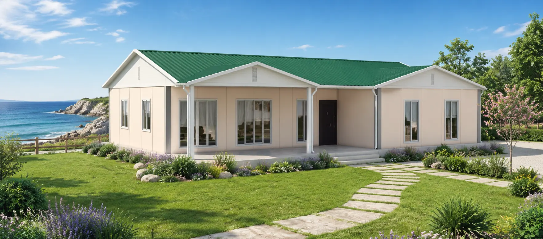 123 m² Tek Katlı Prefabrik Konut