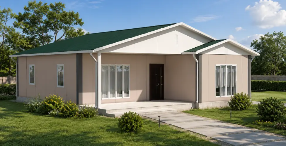 92 m² Tek Katlı Prefabrik Konut