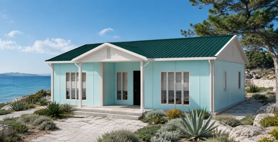 96 m² Tek Katlı Prefabrik Konut